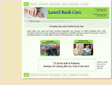 Tablet Screenshot of laurelbankcare.co.uk